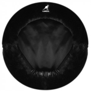 Bereta Kangol Faux Fur Negru 5