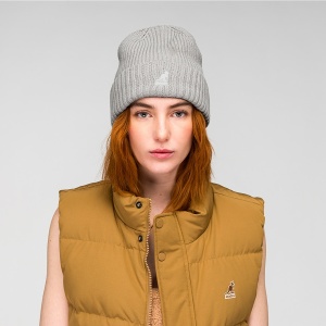 Caciula Kangol merino wool gri 2