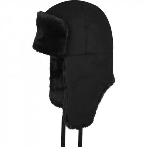 Caciula Kangol Wool Ushanka Negru 2
