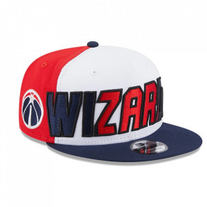 Casquette New Era 9fifty Snapback Washington Wizards NBA Back Half Rouge