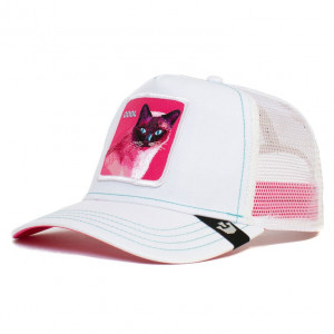 Sapca Goorin Brothers Trucker Kitty Trip Alb 2