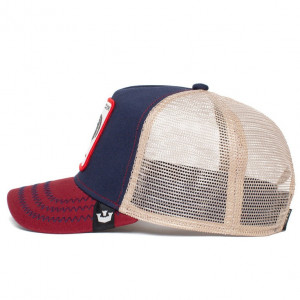 Sapca Goorin Brothers Trucker The Cock Albastru-Rosu 3