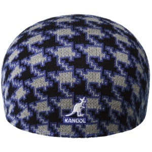 Kangol, Basca houndstooth 507, Albastru/Negru 2