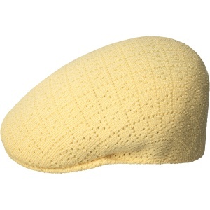 Kangol, basca tropic air knit 504, galben