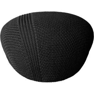 Kangol, basca tropic moss stitch geez, Negru mat - Img 2