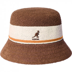 Palarie Kangol Bermuda Stripe Bucket Maro