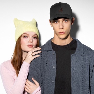 Kangol, Caciula faux fur pointed, Galben 4