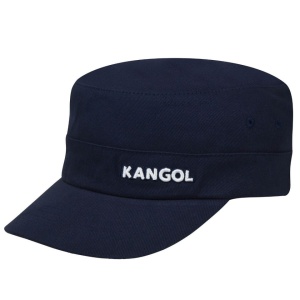 Kangol cotton twill army cap, Navy