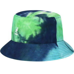 Kangol tie dye bucket fischerhut ocean, Blau