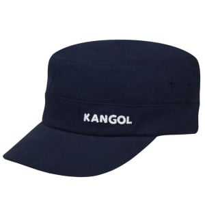 Kangol twill army cap, Dunkelblau
