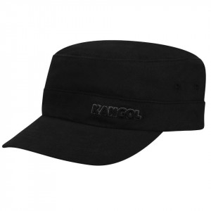 Kangol twill army cap, Schwarz