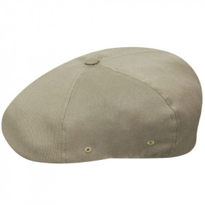 Kangol wolle flexfit 504 flatcap taupe, Braun