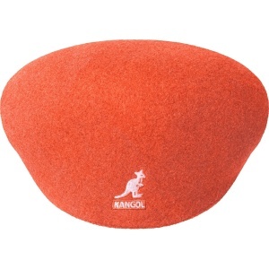 Kangol, basca portocalie wool 504 2
