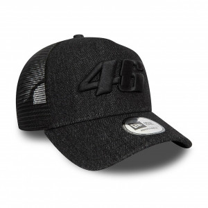 New Era sapca neagra 9forty trucker VR46 denim 3