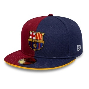New Era, sapca 59fifty poly FC Barcelona, Albastru/ Rosu