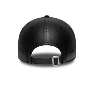 New Era, sapca 9forty PU faux leather AC Milan, Negru mat - Img 4