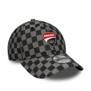 New Era, sapca 9twenty check Ducati, Negru - Img 3