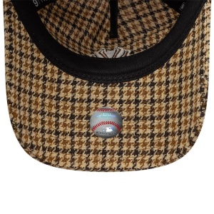 New Era, sapca 9twenty check NY Yankees, Maro camel - Img 6
