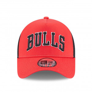 New Era sapca rosie trucker team script chicago bulls 2
