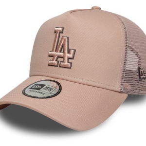 New Era, sapca trucker outline LA Dodgers, Roz prafuit