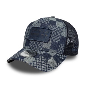 New Era, sapca trucker patterned Red Bull F1, Albastru denim