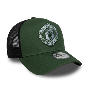 New Era, sapca trucker seasonal Manchester United, Verde padure 3