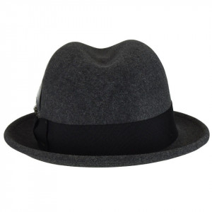 Palarie Bailey of Hollywood Tino Fedora Negru Mix 4