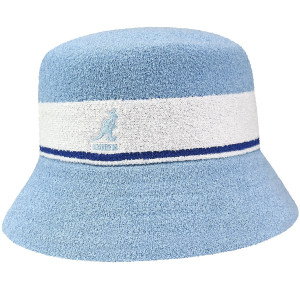 Palarie Kangol bermuda stripe bucket albastru deschis 4