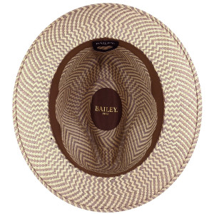 Palarie panama Bailey 1922 rene fedora natural 5