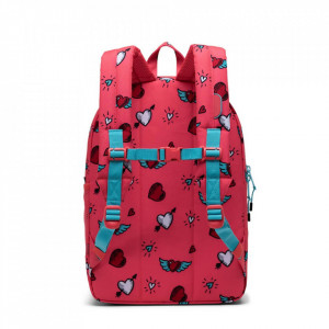 Rucsac Herschel Heritage XL Love Doodles Rosu 4