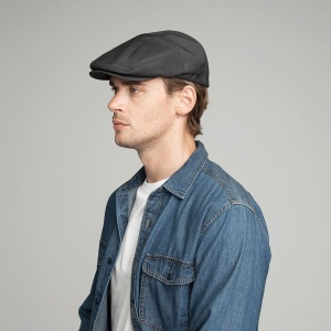 Sapca barbati Bailey 1922 slater 5 panel, Negru 2
