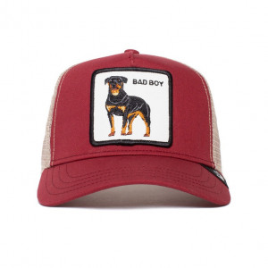 Sapca Goorin Brothers Trucker The Baddest Boy Rosu