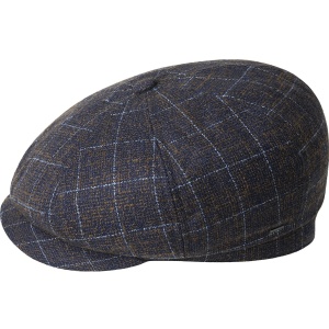 Bailey 1922 tru 8 panel flatcap, Dunkelblau