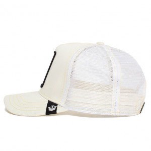 Goorin Bros sapca alba trucker the queem bee 4