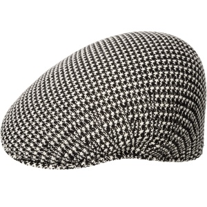 Kangol, basca grid knit 504, Negru