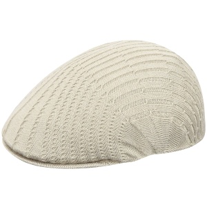 Kangol beam rib 507 flatcap sand, Beige