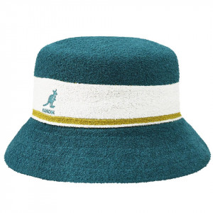 Palarie Kangol Bermuda Stripe Bucket Verde 2