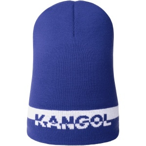 Kangol, caciula barbati 2-way text, Albastru electric 2
