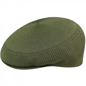 Kangol Casquette Plate Tropic 504 Ventair Olive, Vert