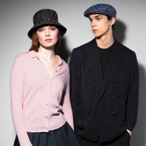 Basca Kangol Cross Weave 504 Bleumarin 3