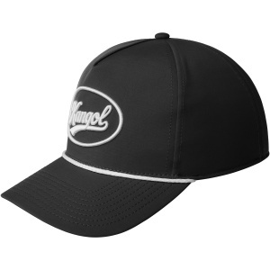 Kangol Oval Script Trucker Cap, Black