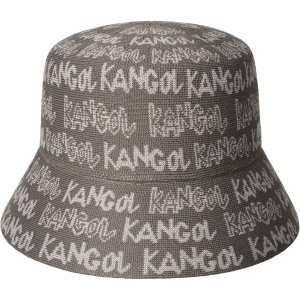 Kangol, palarie bucket Tropic Doodle, Gri antracit - Img 2