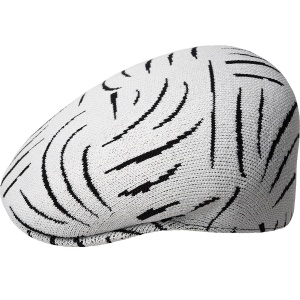 Kangol Swerve 507 Flatcap Schirmmütze, Weiß