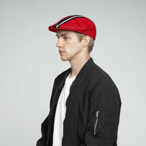 Basca Kangol Vented Stripe 504 Rosu 7