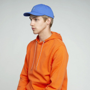 Sapca Kangol Washed Cotton Adjustable Baseball Albastru 7