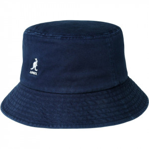 Kangol Washed Bucket Hat, Navy