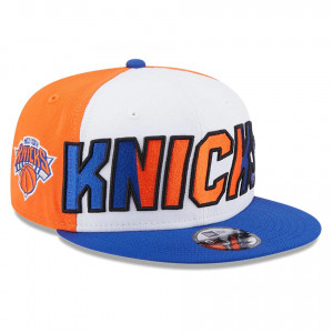 NEW ERA 9fifty cap wew york knicks back half orange