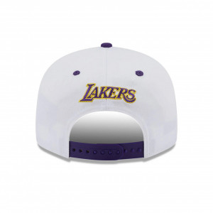 New Era sapca alba 9fifty la lakers white crown patch 5
