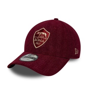 New Era, sapca 9forty fleck cord AS Roma, Rosu Mac