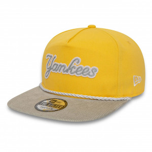 New Era, sapca galben 9fifty ny yankees cord golfer